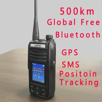 Radtel RN15 APRS Глобальная Рация с бесплатным Разговором 500 км Неограниченный Радиус Действия Сети Двустороннее Радио GPS Bluetooth IP67 Отслеживание местоположения