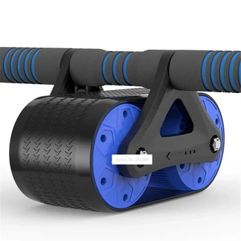 Rebound Power Roller Двухколесная подставка Ab с низким уровнем шума Колесо для мышц брюшного пресса Домашний тренажерный зал тренажер для живота Оборудование для фитнеса в помещении