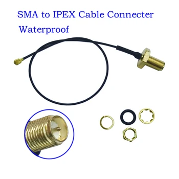 RF-Коннектор Водонепроницаемый SMA-Штекер К IPX/IPEC Коаксиальному Кабелю RG1.13 20 см 30 см для Антенны, Радио, Маршрутизатора PCI, Приборов Wifi