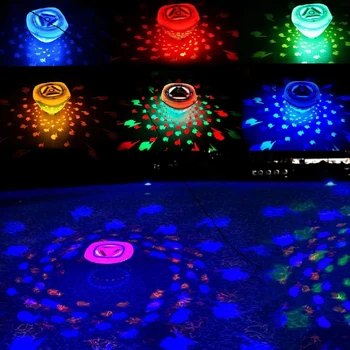 RGB погружные светодиодные фонари Водонепроницаемый подводный ночной светильник для бассейна садовый пруд украшение для свадебной вечеринки