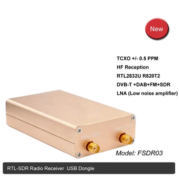 RTL SDR Комплекты полноволновых программно определяемых радиоприемников USB-донгл для высокочастотного приема с точной частотой 100 кГц-1,8 ГГц