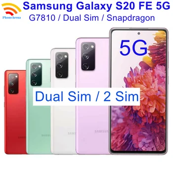 Samsung Galaxy S20FE S20 FE S20lite 5G G7810 С Двумя Sim-картами 8 ГБ ОЗУ 128 / 256 ГБ ПЗУ 6,5 