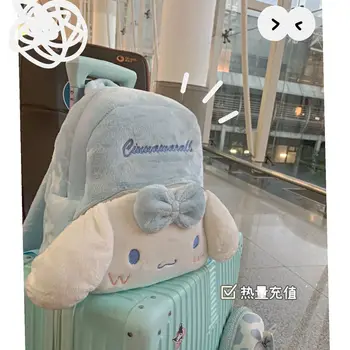 Sanrio Аниме My Melody Kuromi Cinnamoroll Рюкзаки для Детей Кавайные Игрушки Красивый Плюшевый Рюкзак JK Melody Girl Heart