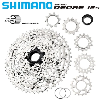 SHIMANO Deore M6100 12-скоростной Маховик для Горного велосипеда 12V С Переменной скоростью полета 12S 10-51T Микрошлицевая Кассета M7100 M8100