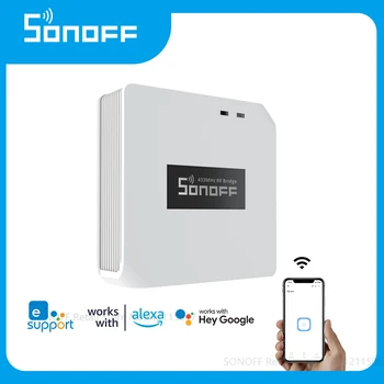 SONOFF RF BridgeR2 WiFi 433 МГц Беспроводной Контроллер Дистанционного Управления Smart Home Security Automation Работает для Google Home, Alexa