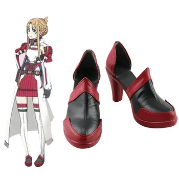 Sword Art Online SAO Alfheim Online ALO GGO Юки Асуна Персонажи аниме Юки Асуна Реквизит для костюмов Обувь для косплея Сапоги