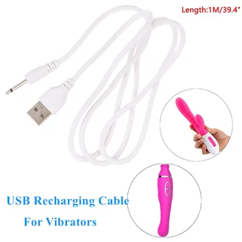 USB-аккумуляторный вибратор, кабель для зарядки, зарядное устройство постоянного тока 2,5 В, секс-игрушки для взрослых, вибраторы, Аксессуары для массажа, Зарядный шнур