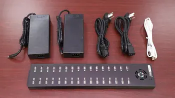 USB-концентратор Sipolar мощностью 240 Вт с 32/40/50/60 портами для передачи данных с индивидуальными переключателями включения/выключения и адаптером питания 12V 10A * 2шт A-832