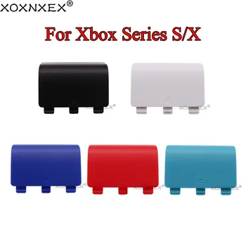 XOXNXEX 1 шт. пластиковая запасная батарея Задняя крышка Крышка дверцы для XBox Серии S X Корпус контроллера синий Красный Белый