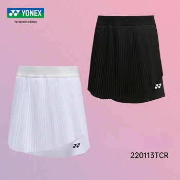 Yonex теннисная юбка спортивная Майка Одежда для бадминтона быстросохнущая спортивная одежда для бега 26102 женщины