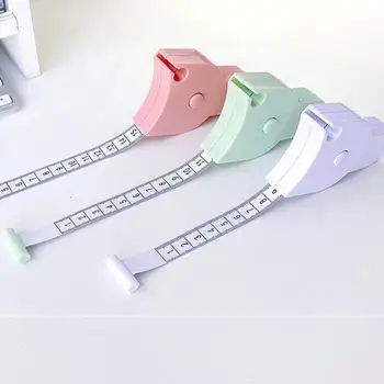Автоматическая Телескопическая Рулетка Измерительная лента для фитнеса Сантиметровые Метровые ленты Метрическая Рулетка Линейка для инструментов для шитья Body Tailor