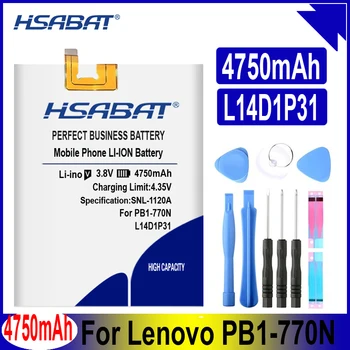 Аккумулятор HSABAT L14D1P31 4750 мАч Для Lenovo PB1-770N PB1-770M PHAB Plus l14d1p31