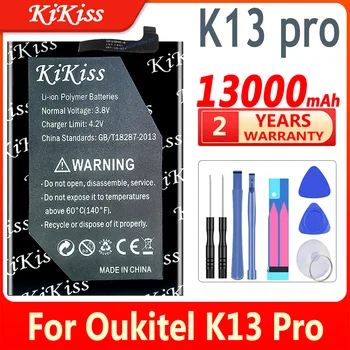 Аккумулятор KiKiss емкостью 13000 мАч Для Аккумуляторов Большой Емкости Oukitel K13 pro K13pro