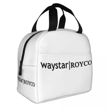 Аксессуары для ланч-боксов с логотипом Waystar Royco, портативная изолированная холщовая сумка-холодильник, термосумка для пикника с холодной едой