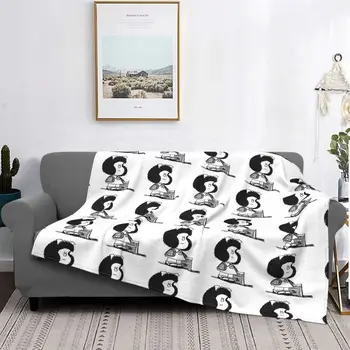 Бархатное покрывало Mafalda Quino, покрывало для дивана, Легкое Тонкое одеяло для спальни