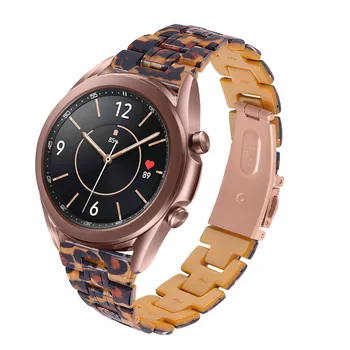 Браслет Совместим с Galaxy Watch 4 46 мм, 22 мм, сменный ремешок из цветной смолы для силиконовых браслетов, резиновые браслеты