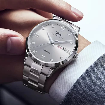 Бренд CARNIVAL IW Элитной серии импортных часов с автоматическим механическим механизмом для мужчин, роскошные водонепроницаемые часы из сапфирового стекла