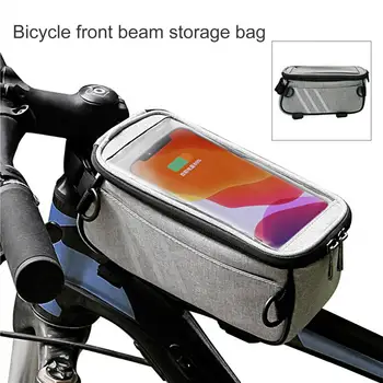 Велосипедная сумка для телефона, много карманов, велосипедная сумка, износостойкий сенсорный экран, удобная сумка для мобильного телефона на горном велосипеде MTB