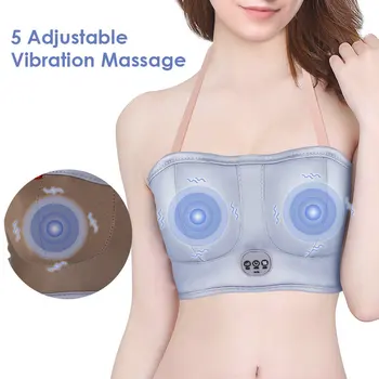 Вибрационный массажер для груди, бюстгальтер для массажа груди, инструмент для увеличения груди