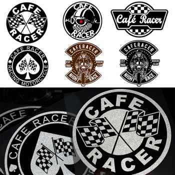 Винтажная Наклейка Cafe Racer На Мотоциклетный Шлем, Виниловые Наклейки Для Мотокросса
