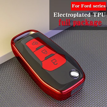 Высококачественный чехол для ключей PC + TPU защитный чехол для Ford F-150 Eage C-MAX mondeo ecosport Expedition Focus fiesta Car Key H