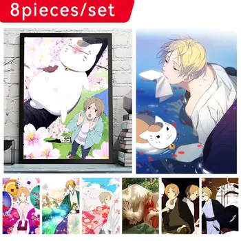 Горячие аниме-постеры для настенных монстров с мультяшными персонажами, картины для домашнего декора, белые водонепроницаемые наклейки на стену, фотографии Core