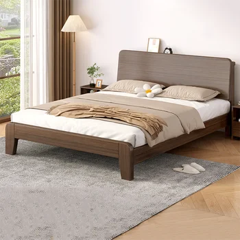 Двуспальная современная кровать-чердак Queen-Size Роскошная деревянная кровать для гостиной, экономящая пространство, мебель для спальни Nordic Adults Camas Dormitorio