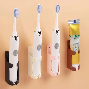 Держатель электрической зубной щетки, Бесследная подставка для зубных щеток, Органайзер для зубных щеток, Настенный держатель для зубной пасты, принадлежности для ванной комнаты