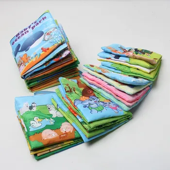 Детские игрушки шести типов, тканевые книги для раннего развития младенцев, красочные развивающие развивающие книги, хороший подарок для ваших детей