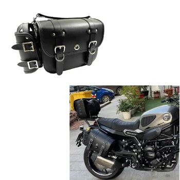 Для Benelli Leoncino 800 Правая и левая мотоциклетная боковая седельная сумка с монтажным кронштейном Leoncino800