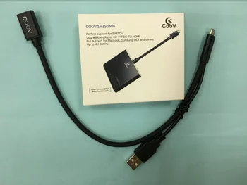 Для Coov SH350 PRO Мини Док-станция USB-C Type-C HDMI Адаптер Конвертер Концентратор для Nintend Switch/Samsung/MacBook Pro