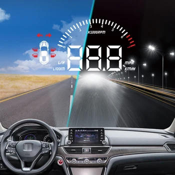 Для Honda Accord CV1/CV2/CV3 2017-2022 HUD Автомобильный Головной Дисплей Полнофункциональный Экран Безопасного Вождения Проектор Скорости Лобового стекла