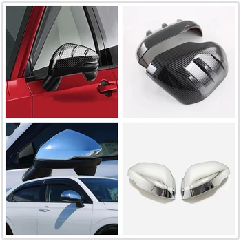 Для Honda CRV CR-V 2023 2024 ABS Карбоновое Волокно Боковая Дверь Зеркало Заднего Вида Крышка Корпуса Рамка Планки Аксессуары Для Укладки автомобилей