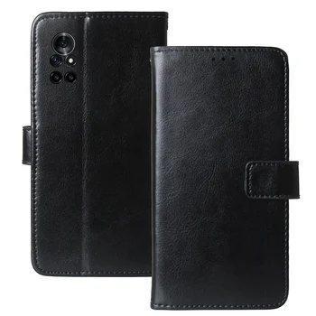 Для Huawei Nova 8 5G чехол-бумажник с откидной крышкой на магните кожаный чехол-книжка для Nova 8 Pro защитная сумка для телефона
