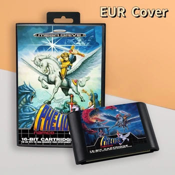 для Phelios EUR cover 16-битный игровой картридж в стиле ретро для игровых консолей Sega Genesis Megadrive