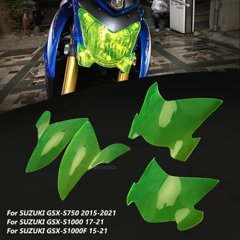 Для SUZUKI GSX-S750 GSX-S1000 S1000F Мотоциклетный Защитный экран Фары Защитная Крышка Объектива Протектор Защитная Крышка Фары