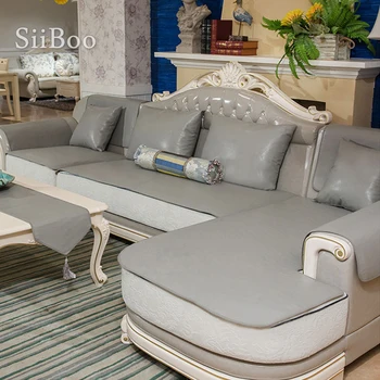 Европейский стиль серый винтажный чехол для дивана из искусственной кожи водонепроницаемый одноразовый секционный чехол fundas de sofa чехлы для диванов SP5182
