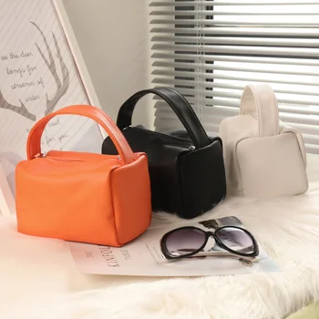 Женская квадратная сумка-тоут с мягкой ручкой из искусственной кожи, женская дизайнерская сумка-мессенджер, сумки для ручной работы, сумка на одно плечо
