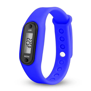 ЖК-часы Walkin Run Step Watch с оберткой-манжетой Смарт-часы Smart Watch Фитнес-шагомер Силикагелевые Браслеты Run Step Watch