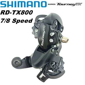 Задний Переключатель Shimano Tourney TX800 7/8 Скоростей Для MTB Горного Велосипеда, Совместимого с RD-TX800-SGS, Переключение Индекса SIS
