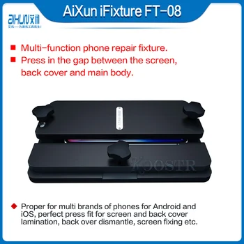 Зажимы для мобильного телефона AIXUN JCID JC FT08, Удерживающие прижимную матрицу, Демонтируют Заднюю крышку, обездвиживающую iPhone 8 8P X XS MAX 11 Техническое обслуживание
