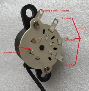 Замена переключателя 3 передач FW40-F3/FW40-8A для настенного вентилятора Midea
