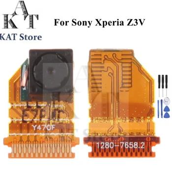 Запчасти для замены гибкого кабеля модуля фронтальной камеры KAT для Sony Xperia Z3V Facing Selfie