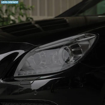 Защитная Пленка Для Автомобильных Фар С Дымчато-Черным Оттенком, Виниловая Прозрачная Наклейка TPU Для Mercedes Benz SLK Class R172 SLC AMG
