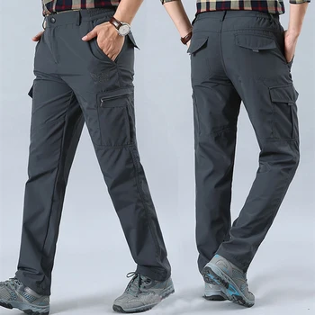 Зимние мужские Плюс бархатные тактические брюки, дышащие осенние повседневные армейские военные Длинные брюки, мужские быстросохнущие брюки-карго, теплые