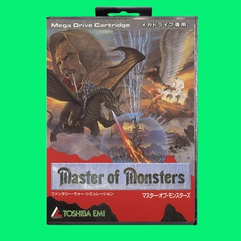 Игровая карта Master of Monsters 16bit MD для MegaDrive для консолей SEGA Genesis