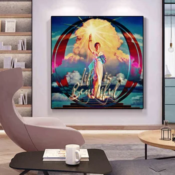 Классическая Леди с факелом Columbia Pictures Картины на холсте HD Печать плакатов, настенное искусство для современного дома, декор для гостиной, фреска