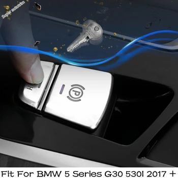 Кнопка Auto P Глохнет, Электронный Ручной Тормоз, Декоративная Накладка Рамы BMW 5 Серии G30 530I 2017-2023, Аксессуары Для Интерьера