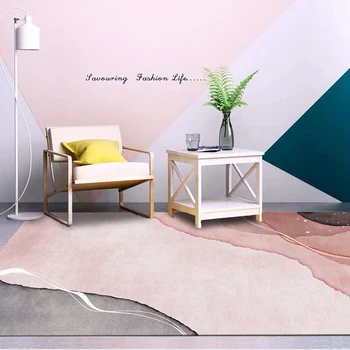 Ковер Nordic Gold Line, Нескользящие ковры для гостиной, украшение дома, диван, журнальный столик, ковер Morandi, Милые прикроватные коврики для спальни