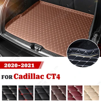 Коврик в багажник автомобиля для Cadillac CT4 2020 2021 Пользовательские Автомобильные Аксессуары Украшение интерьера автомобиля